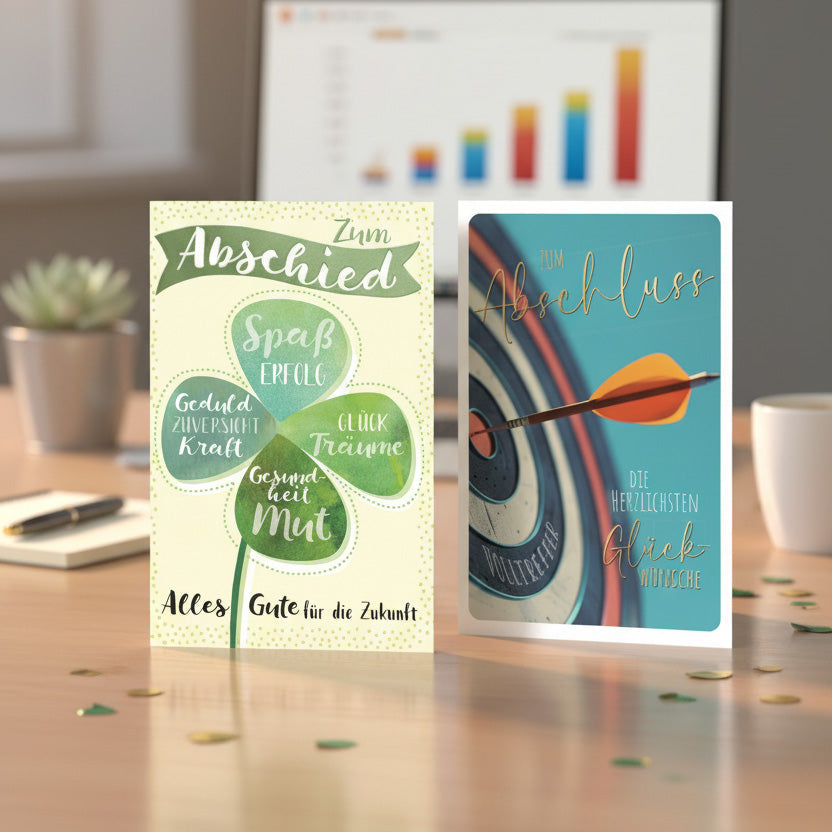 Karten zum Abschied
