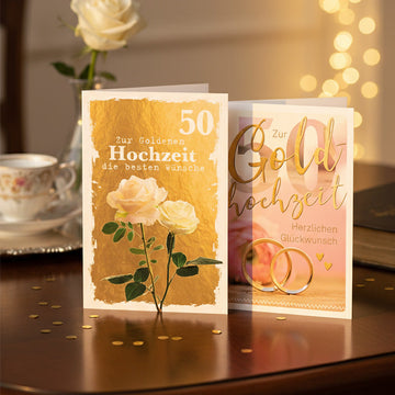 Karten zur Goldhochzeit