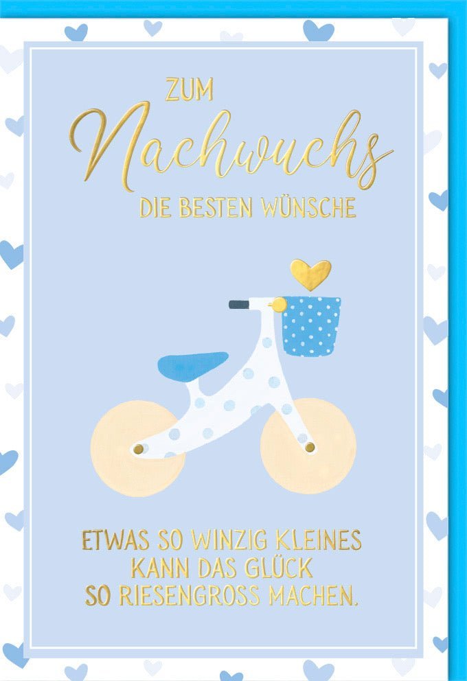 Geburtskarte Junge – Herzliche Glückwünsche & Babyparty Dekoration. Exquisite Karte für Neugeborene mit emotionaler Botschaft.