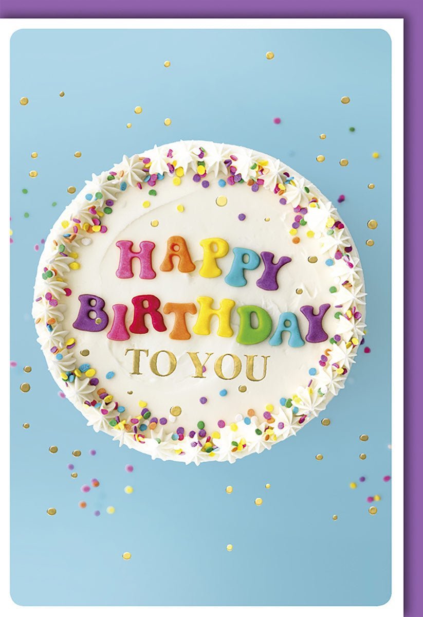Happy Birthday to You: Emotionale Geburtstagskarte mit glänzender Folienprägung – Ein zeitloses La Vida Erinnerungsstück