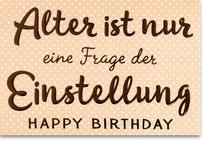 Geburtstagskarte: Humorvolle 