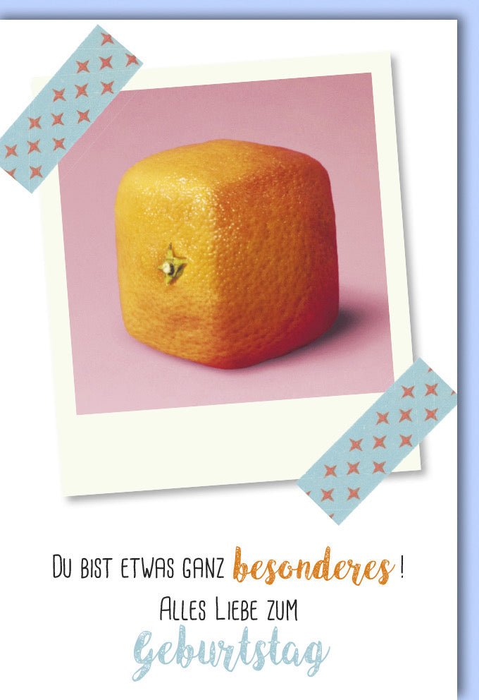 Geburtstagskarte lustig: Humorvolles Zitronen-Motiv & witzige Fotografie für unvergessliche Glückwünsche – Inkl. Kuvert