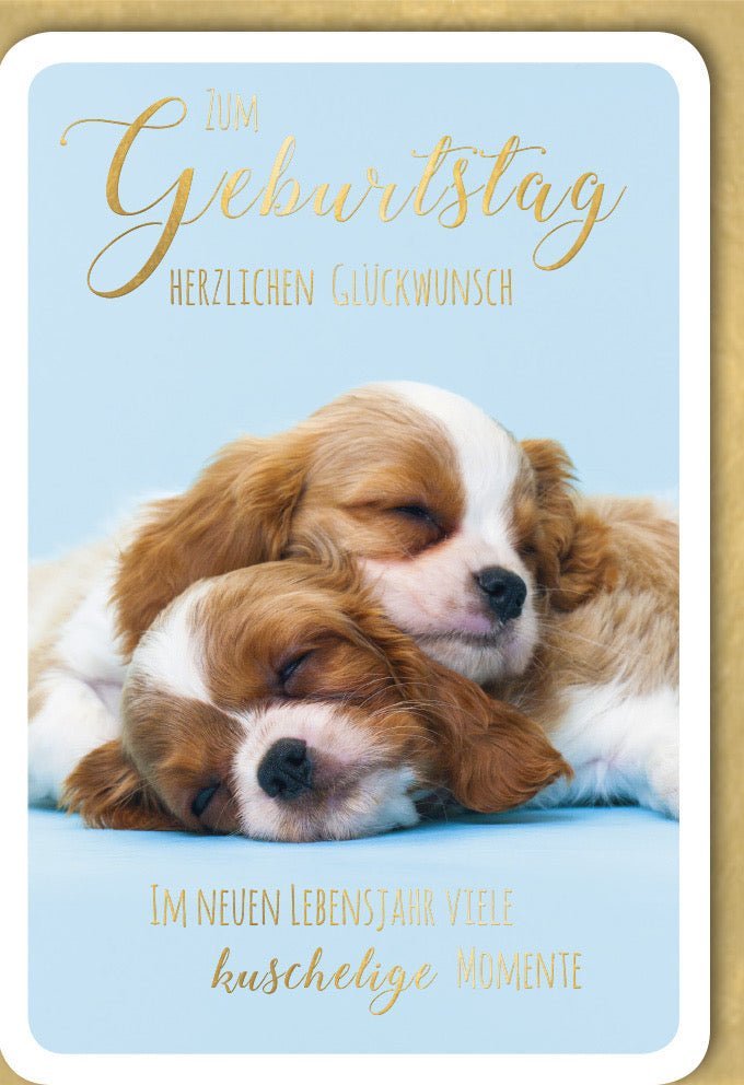 Geburtstagskarte: Herzerwärmende Glückwünsche mit emotionaler Botschaft – Inkl. farblich passendem Kuvert, Modern